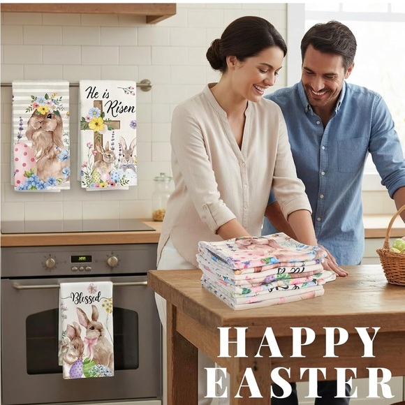 🐰 Easter Bunny Dish Towels - Set of Two - Picture 7 of 7